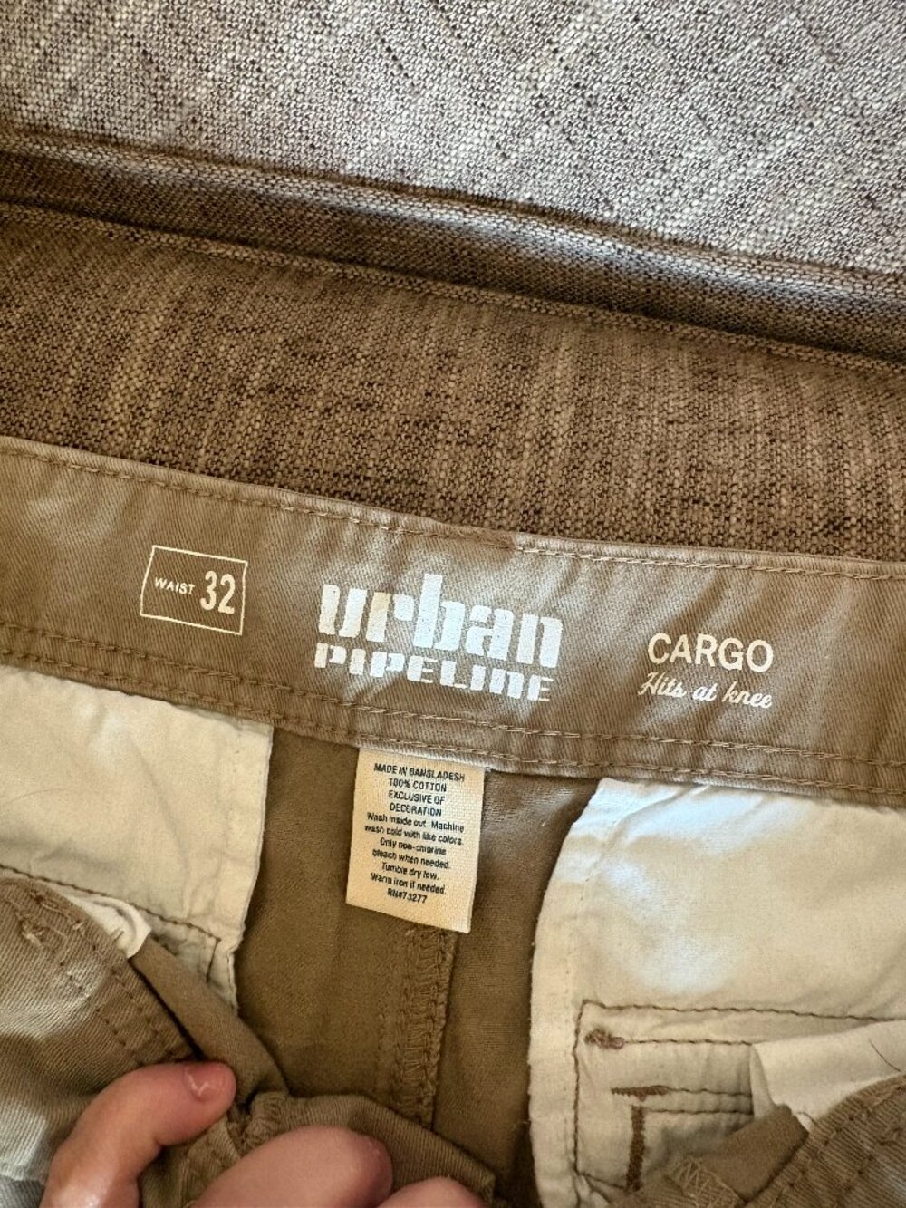Urban Pipeline Cargo Hits at Knee Size W32